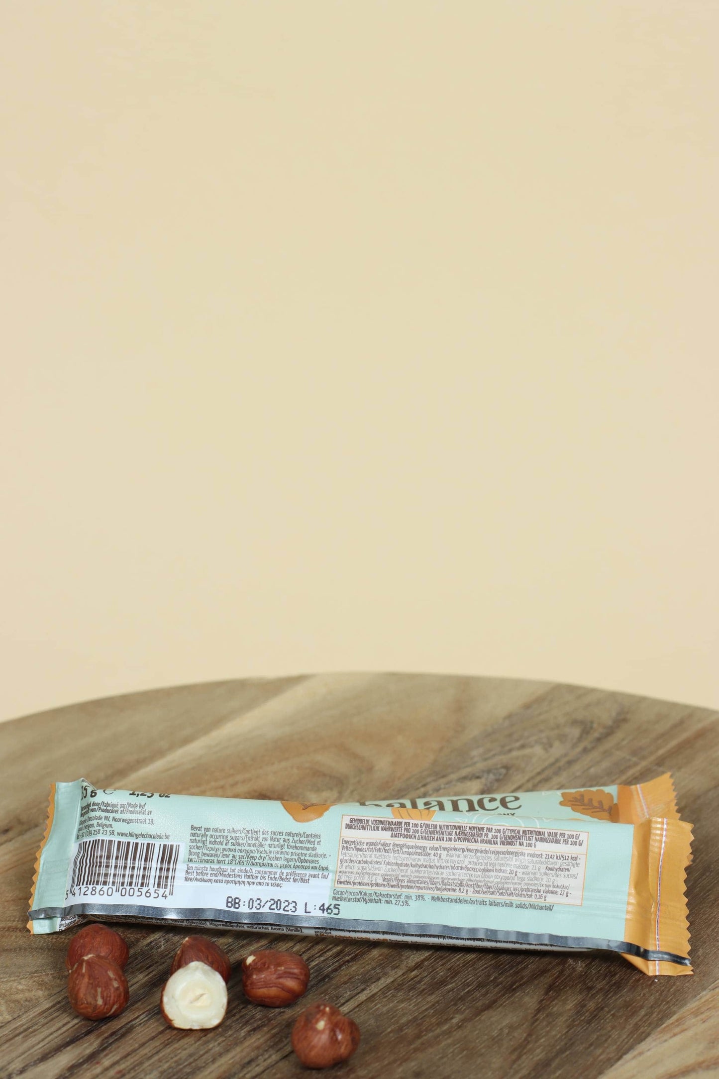 Milch Schokoriegel Haselnuss ohne Zuckerzusatz 35 g