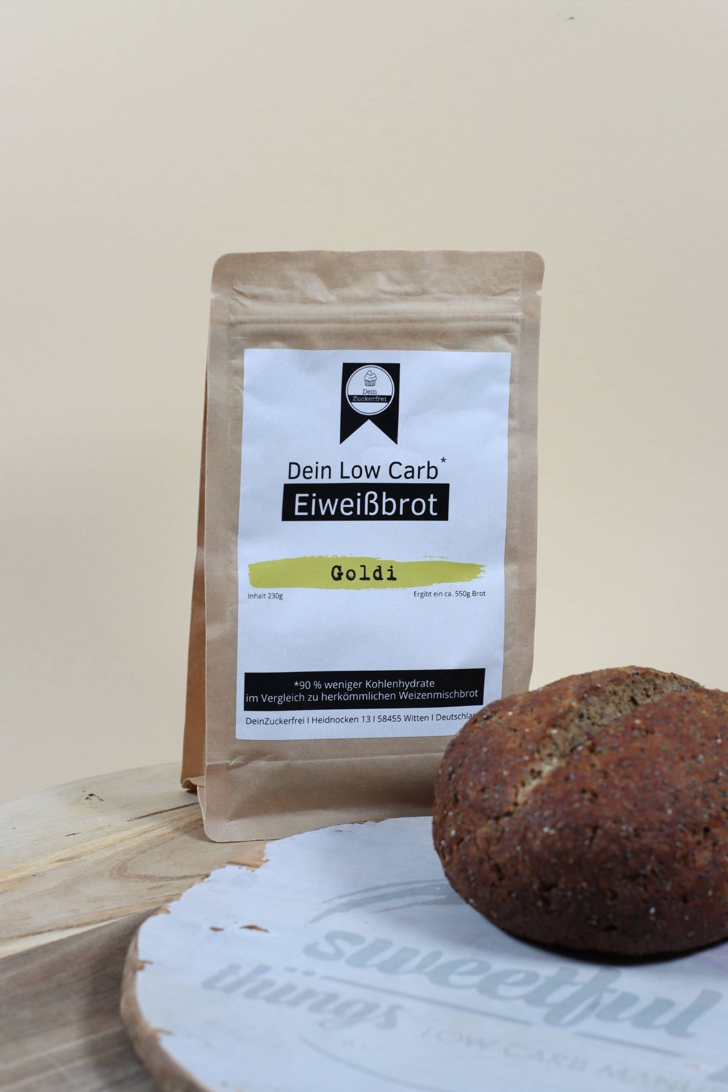 Goldie - Low Carb Eiweißbrot Backmischung 230 g