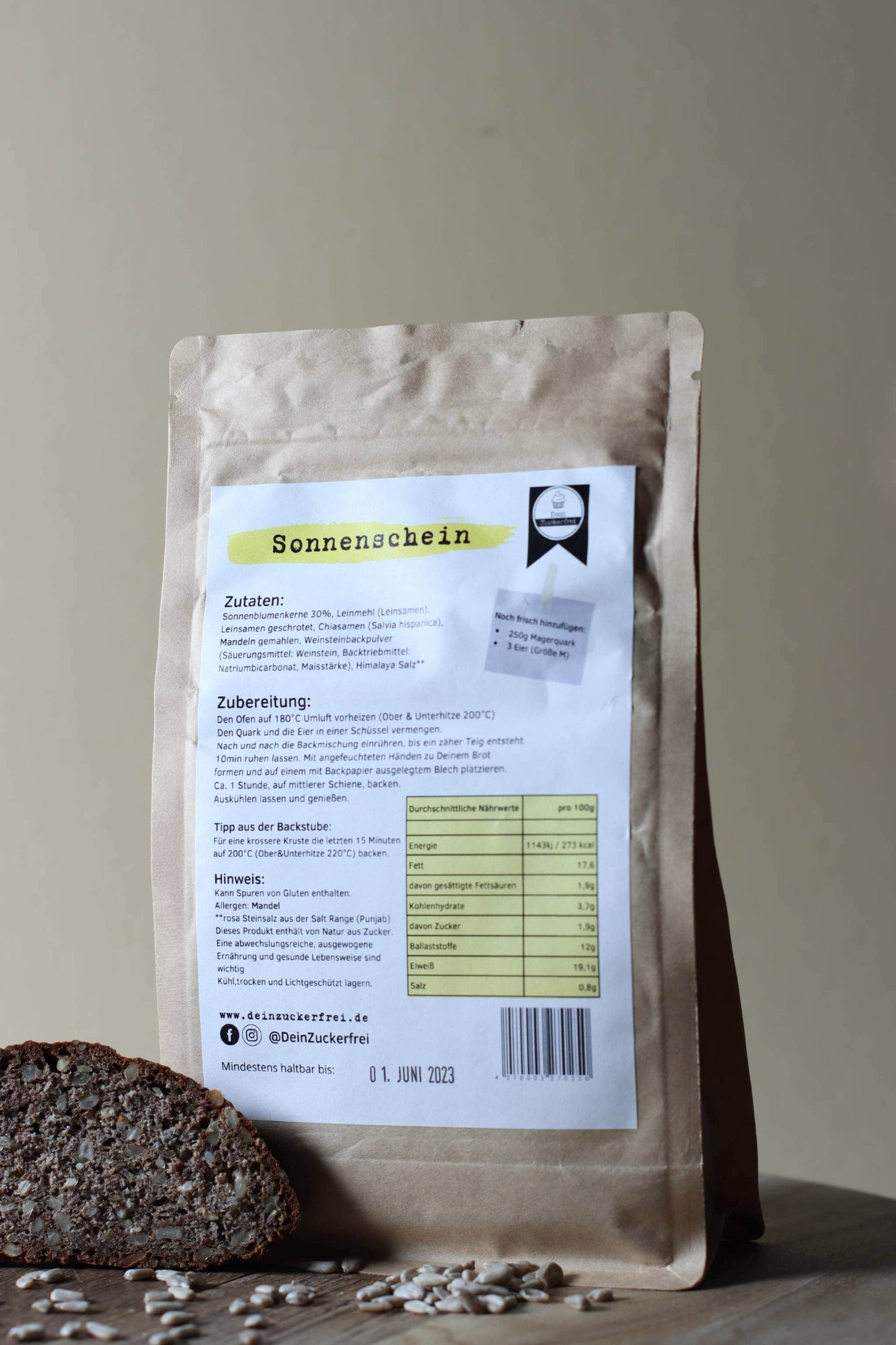 Goldie - Low Carb Eiweißbrot Backmischung 230 g