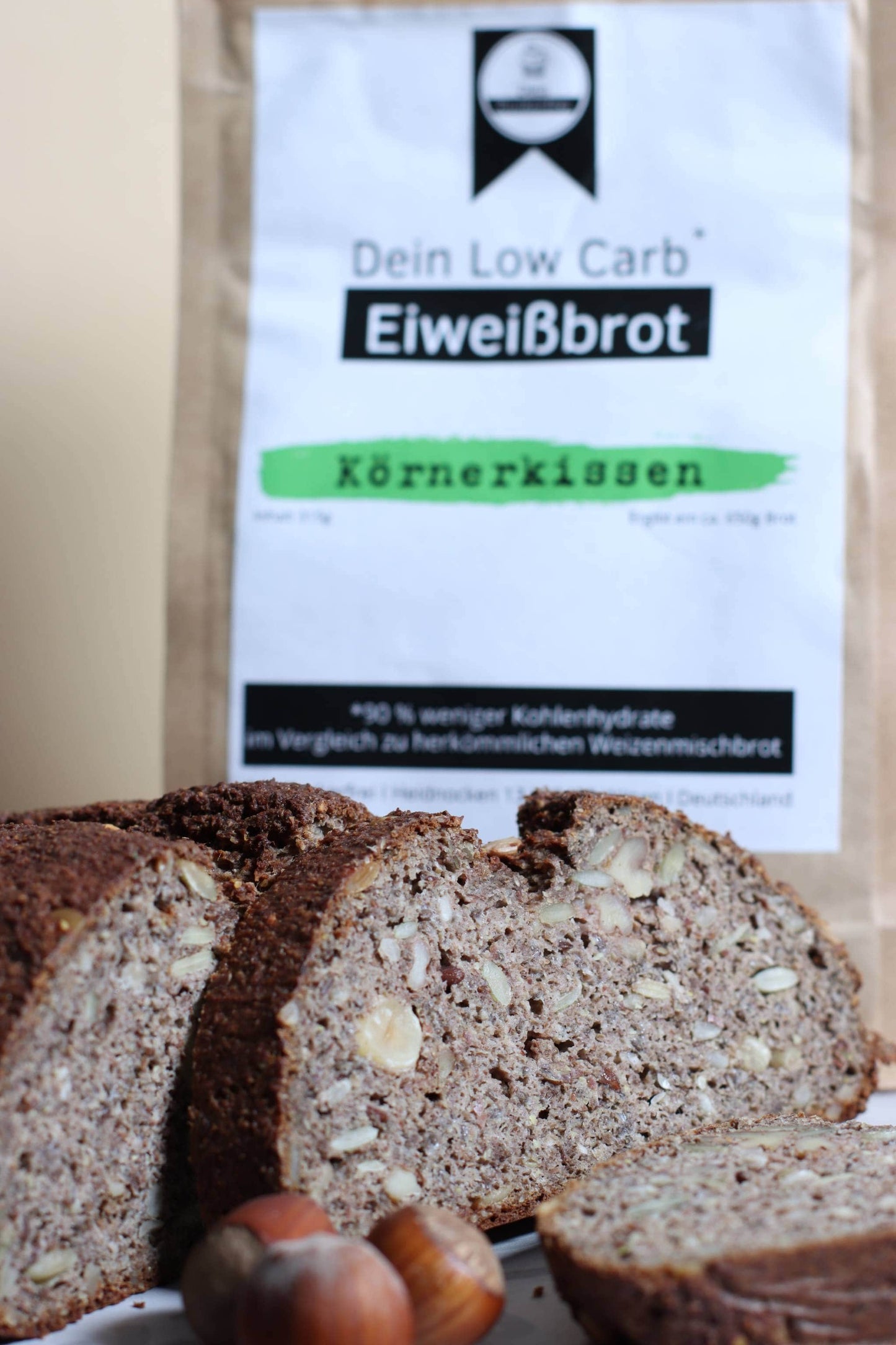 Körnerkissen - Low Carb Eiweißbrot Backmischung 315 g