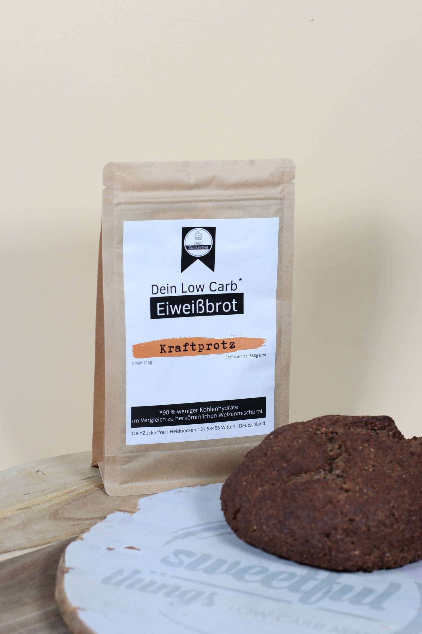 Kraftprotz - Low Carb Eiweißbrot Backmischung 215 g