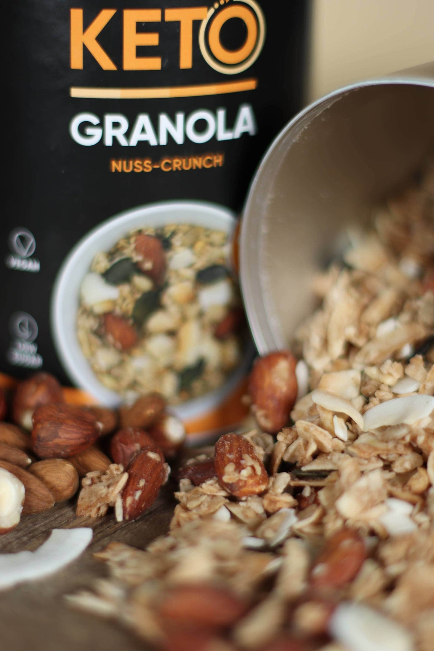 Crunchy Granola Nuss ohne Zuckerzusatz 250 g