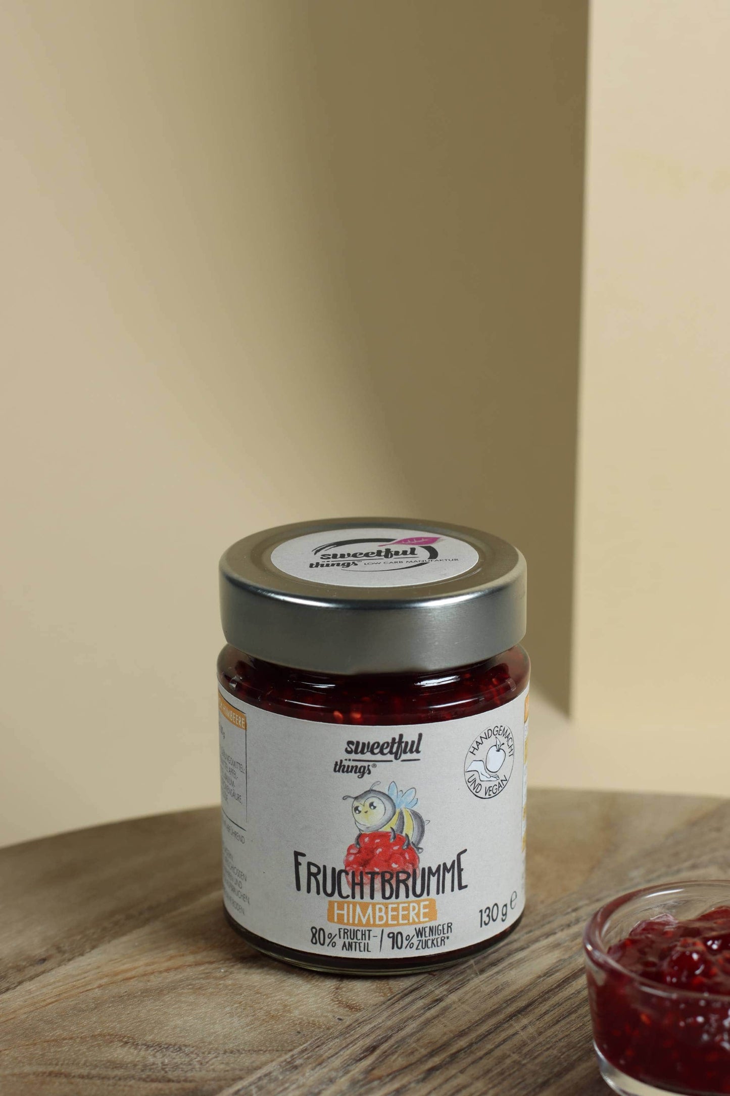 Fruchtbrumme - Fruchtaufstrich Himbeere ohne Zuckerzusatz 130 g