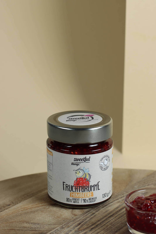 Fruchtbrumme - Fruchtaufstrich Himbeere ohne Zuckerzusatz 130 g