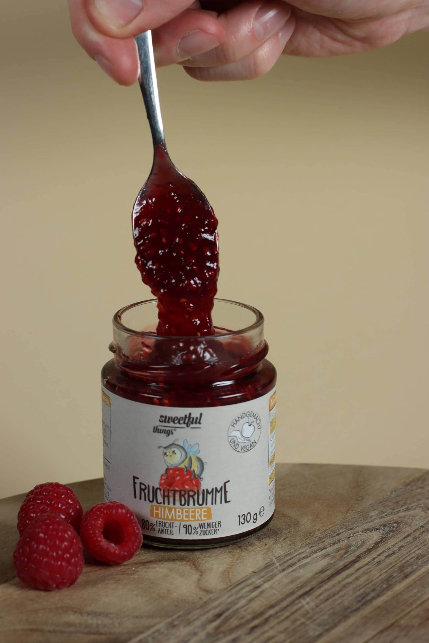 Fruchtbrumme - Fruchtaufstrich Himbeere ohne Zuckerzusatz 130 g