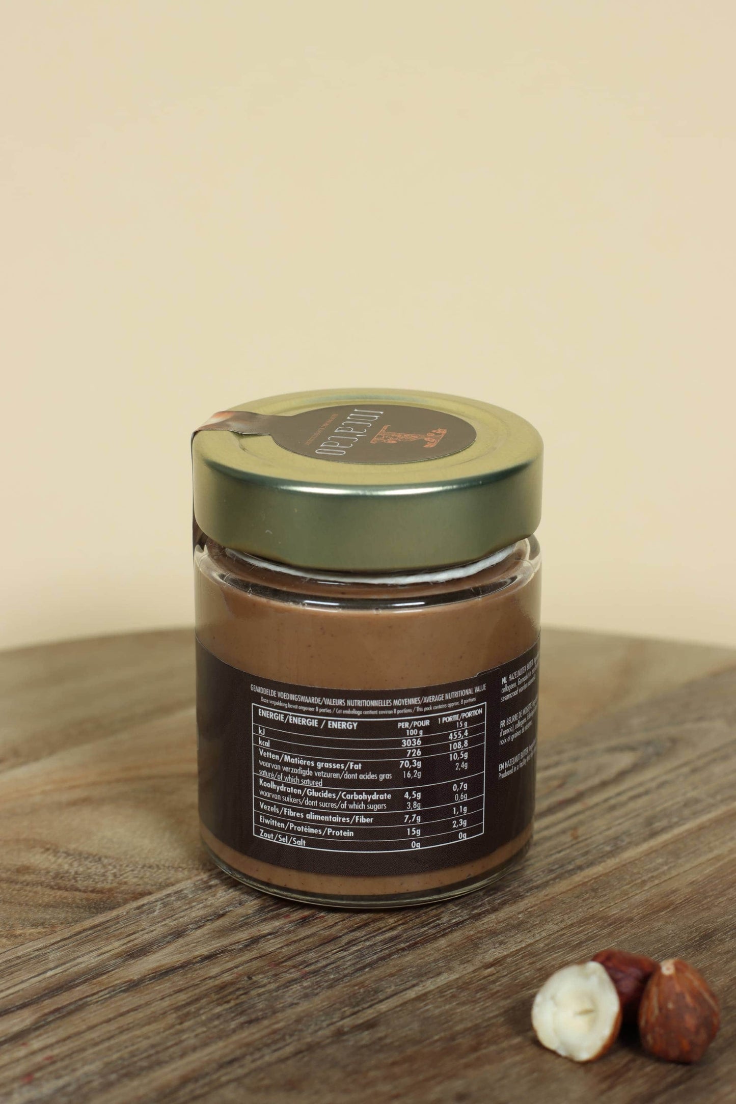 Haselnussbutter ohne Zuckerzusatz 125 g