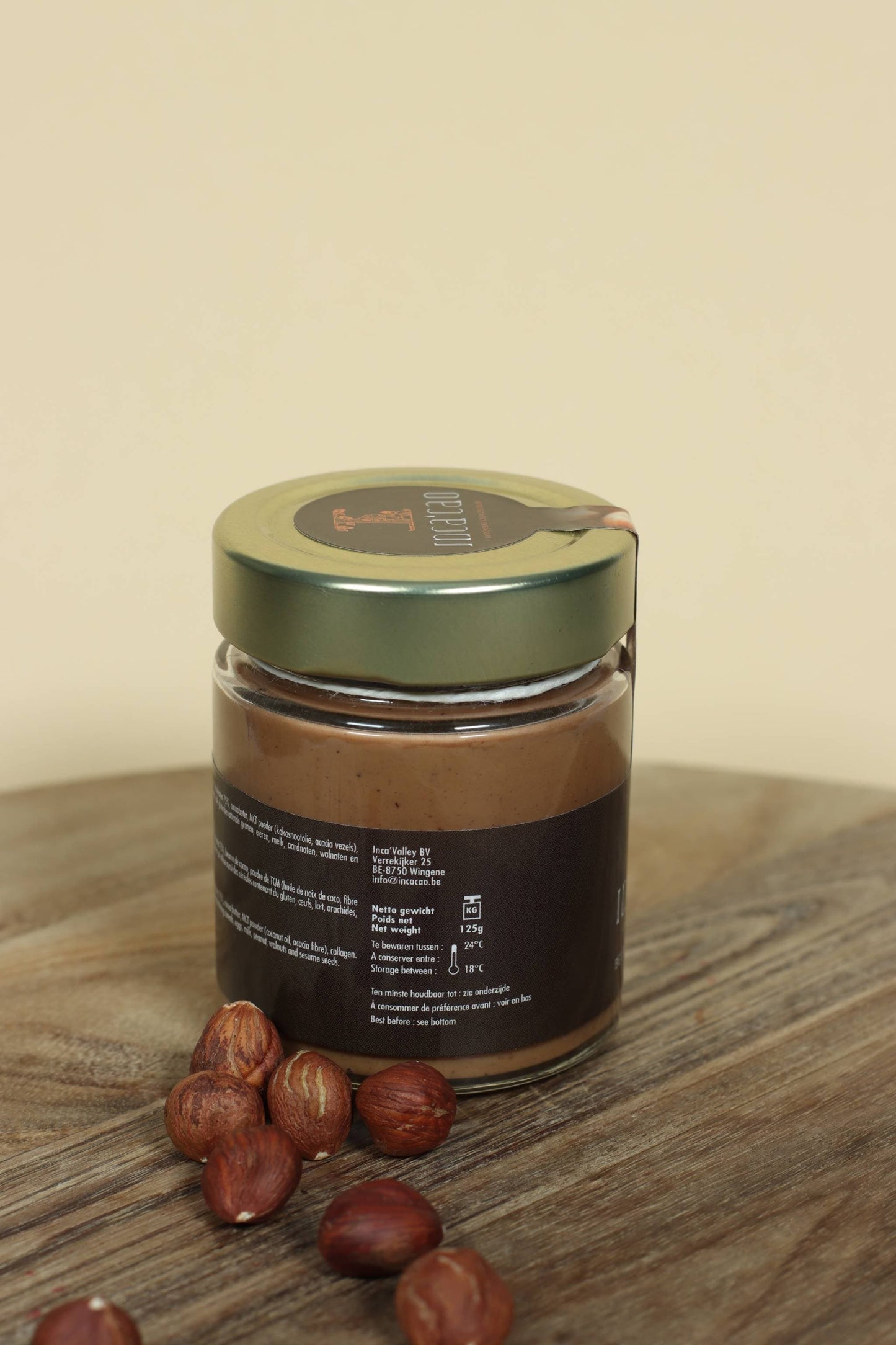 Haselnussbutter ohne Zuckerzusatz 125 g