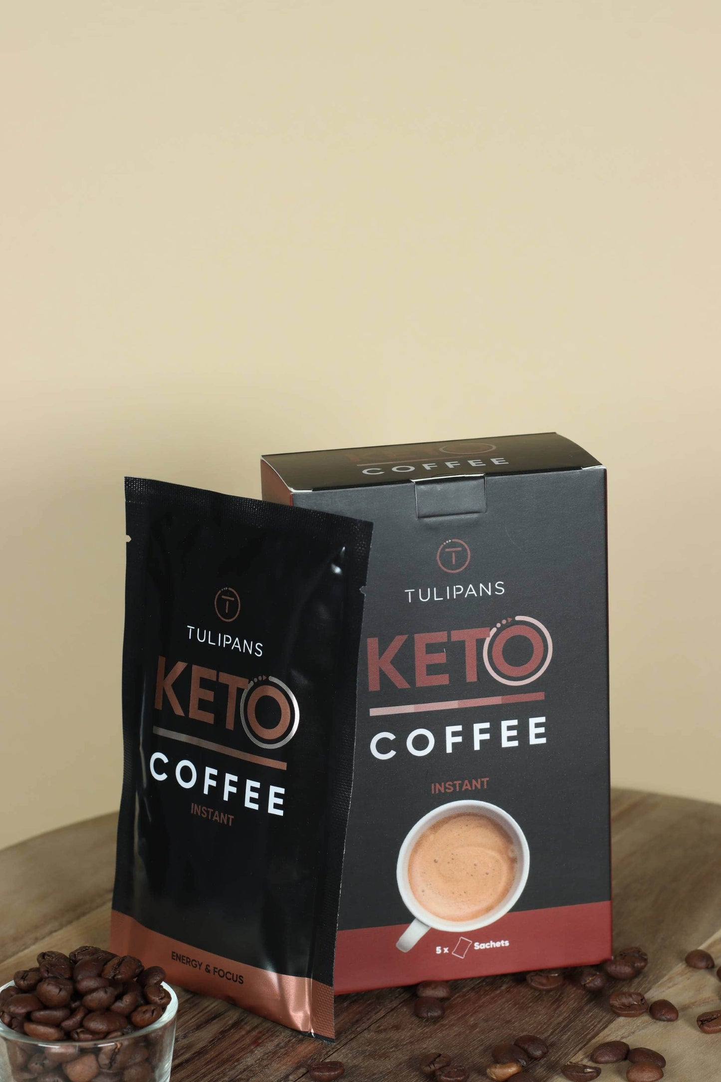 Instant Keto Kaffee mit MCT Öl 100 g