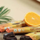 Zartbitter Schokoriegel mit Orange ohne Zuckerzusatz 35 g