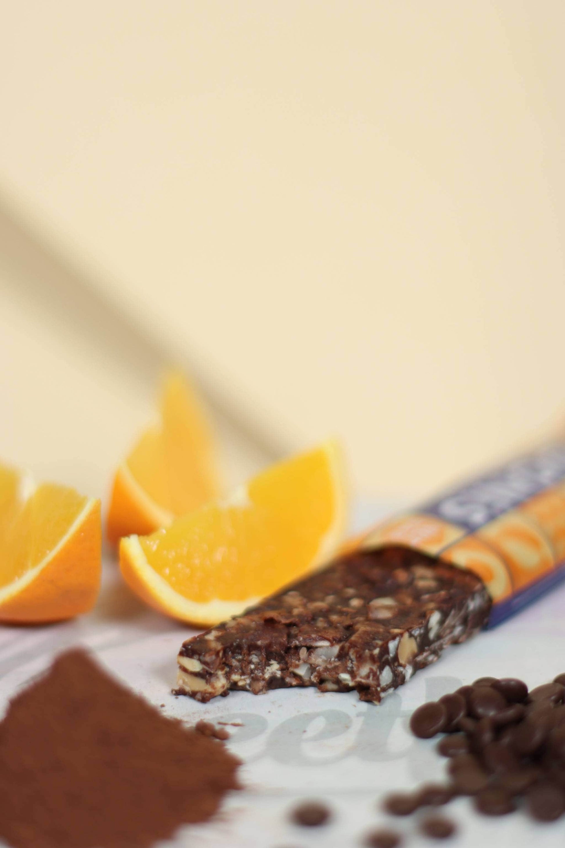 Nussriegel mit Schokolade und Orange ohne Zuckerzusatz 35 g