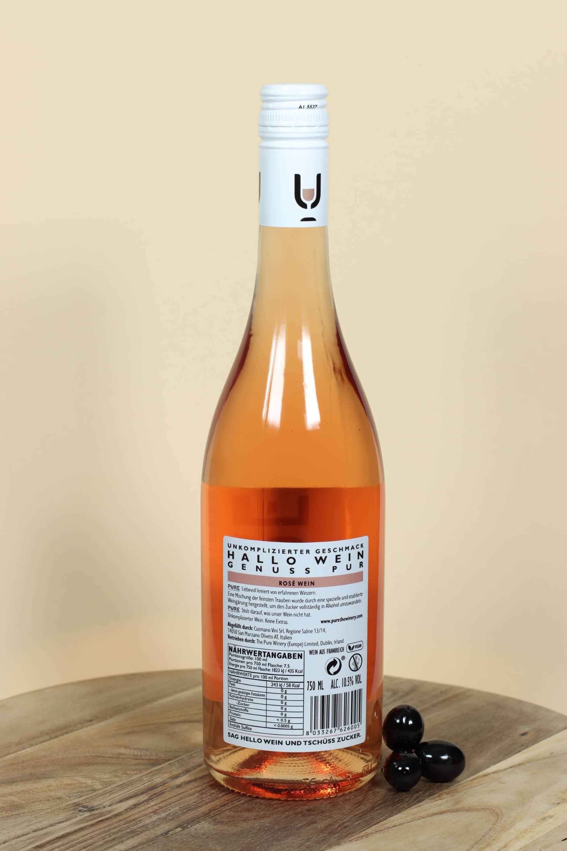 Rosé Wein ohne Zucker kaufen PURE sweetful things